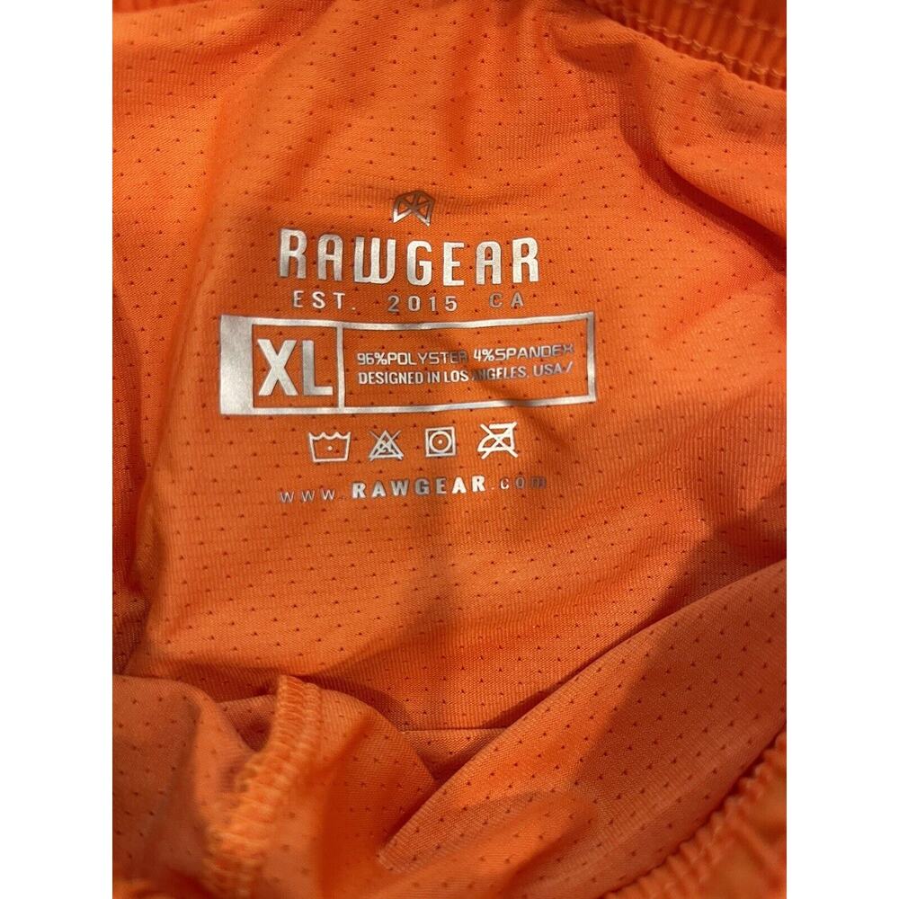 Raw Gear Men's Compression Shorts XL Orange ~ RG114 By Bradley Martyn ✨NEW✨ - Picture 5 of 6